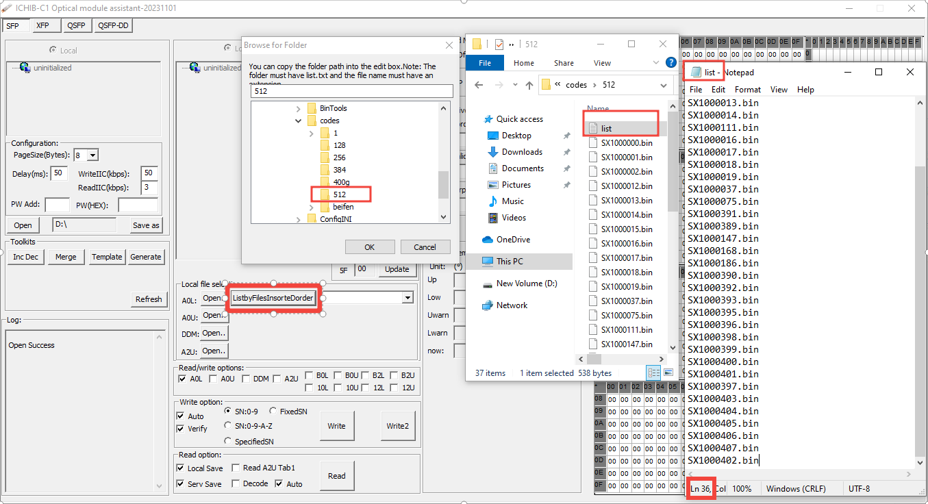 Local File Selection function description-3-Load multiple files in the specified order